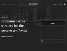 Tablet Screenshot of notoriousbarbershop.com